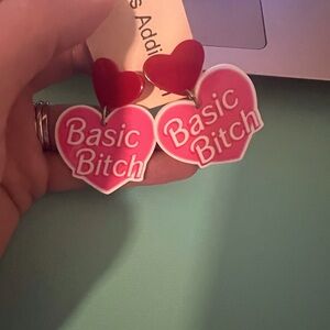 Barbie Basic B!tch Earrings